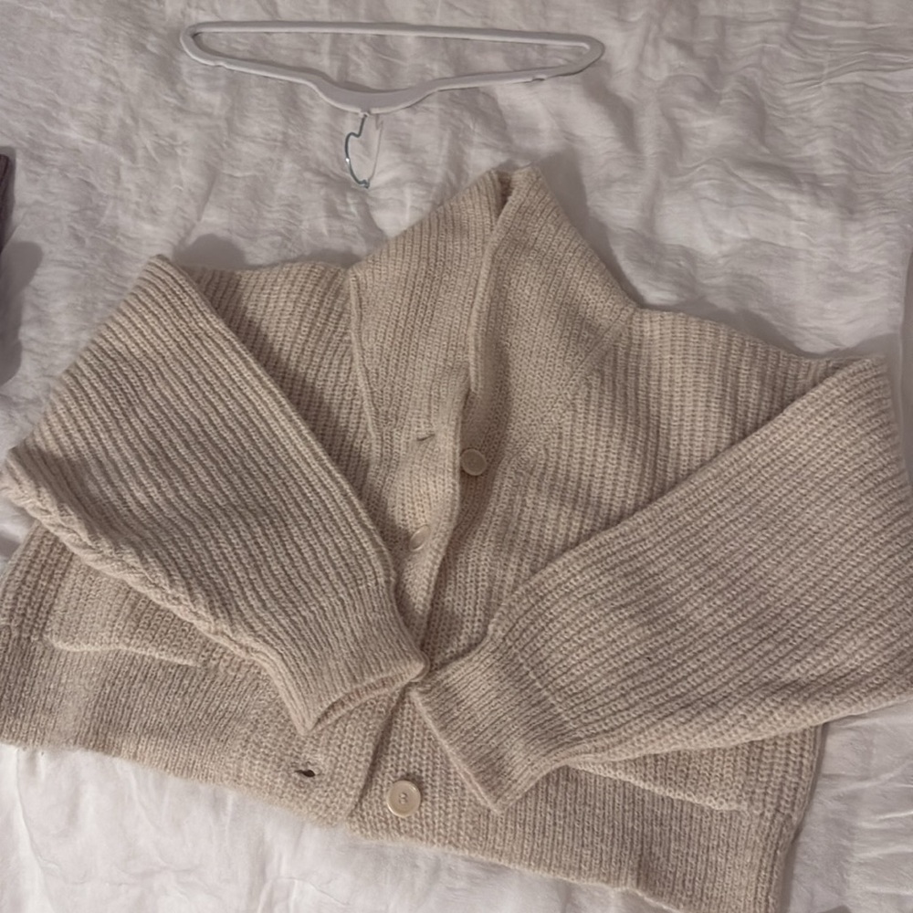 OZMA Sloan Cardigan Crème - Picture 2 of 3